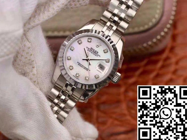 Lady White Datejust Dial 28MM Rolex 1023
